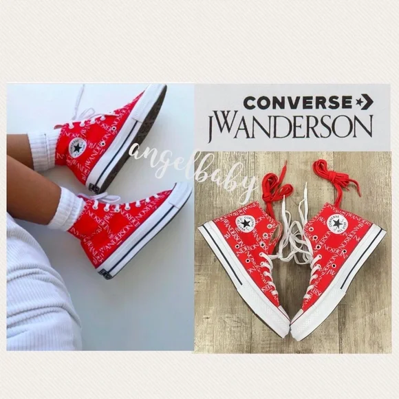 Converse X JW Anderson Chuck 70 High Top in Red/White!